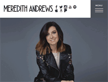 Tablet Screenshot of meredithandrews.com